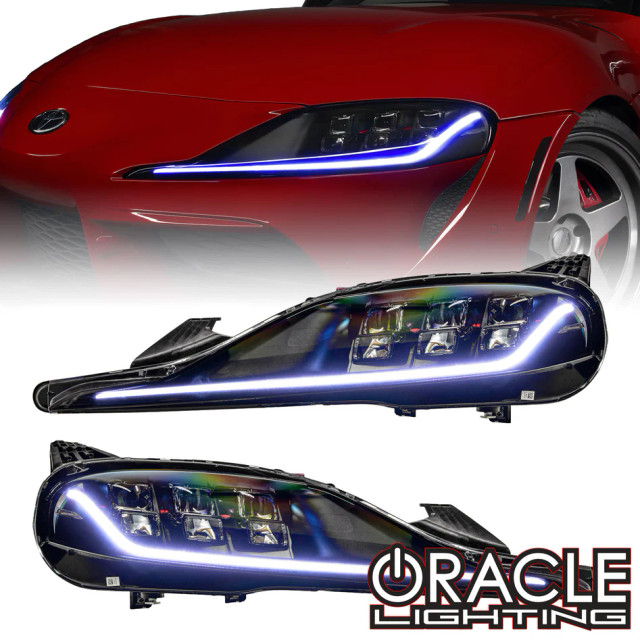 Oracle Lighting Colorshift RGB+A Headlight DRL Upgrade Kit for the GR Supra 2020+ — 3