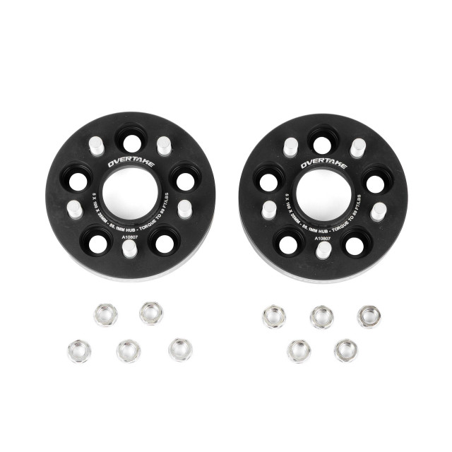 Overtake Wheel Spacer Adapters for the GR86/GT86/BRZ/FRS 2013+ (25MM) 5x100 to 5x114.3 — 3