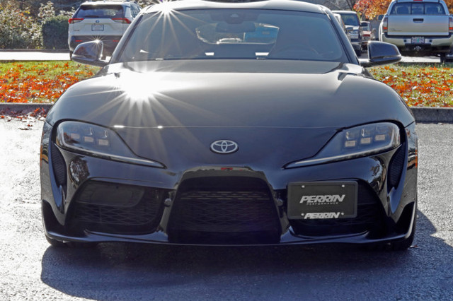 Perrin Performance License Plate Relocation Kit for the GR Supra 2020+ — 2