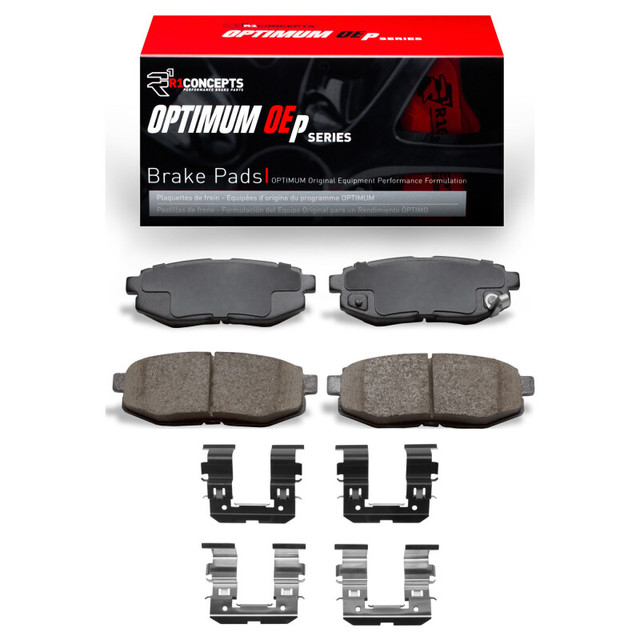 R1 Concepts Optimum OE Pads & Hardware Kit for the GR86 / BRZ 2022+ (Rear)