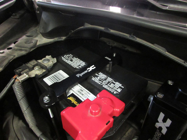 Racer X Fabrication Battery Tie Down for the GR86 / BRZ 2022+ — 2