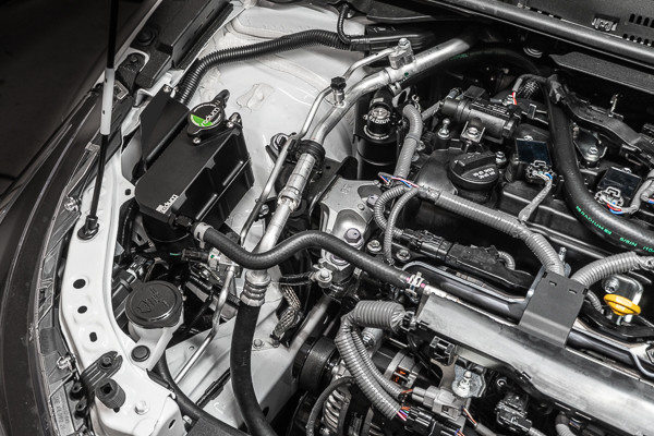 Radium Engineering Coolant Tank Kit for the GR Corolla 2023+ — 3