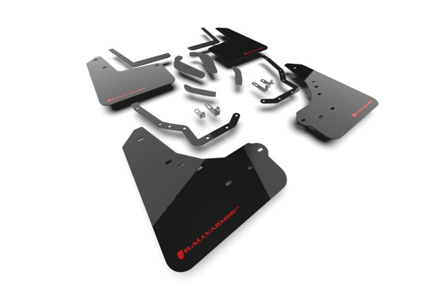 Rally Armor Black UR Mud Flap Set for the 4Runner 2025+ — 2