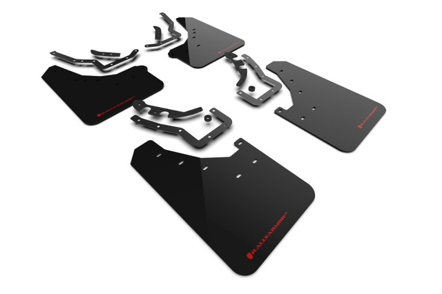 Rally Armor Black UR Mud Flap Set for the Tacoma 2024+ — 2