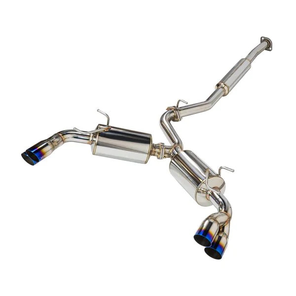 Remark Sports Touring Cat Back Exhaust w/ Burnt Stainless Tips for the 86 / BRZ 2013+ — 2