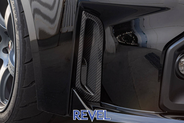Revel GT Dry Carbon Front Bumper Duct Covers for the GR Corolla 2023+ — 3