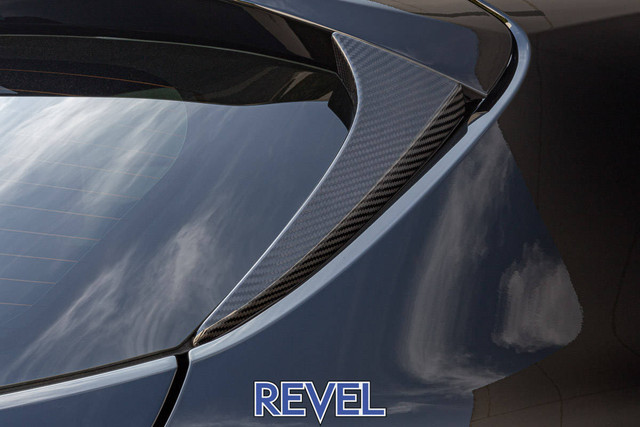Revel GT Dry Carbon Rear Window Side Spoiler Covers for the GR Corolla 2023+ — 2