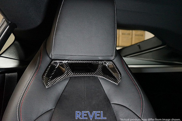 Revel GT Dry Carbon Seat Insert Cover Set for the GR Supra 2020+ — 2