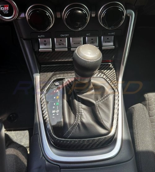 Rexpeed AT Dry Carbon Shift Trim Cover for the GR86 / BRZ 2022+ — 3