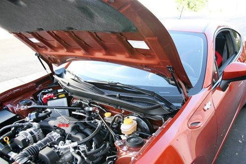 Rexpeed Black Hood Dampers for the GR86 / BRZ 2022+ — 2
