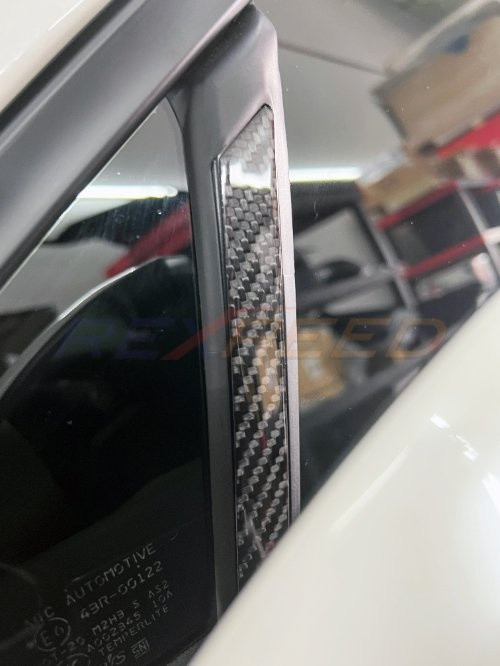 Rexpeed Carbon Fiber A Pillar Trim for the GR86 / BRZ 2022+ — 2