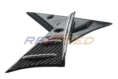 Rexpeed Carbon Fiber Anti-Buffeting Wind Deflector for the GR Supra 2020+ — 2