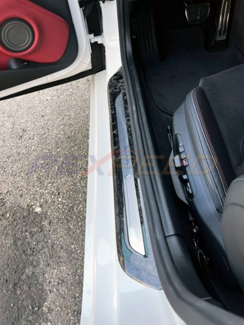 Rexpeed Carbon Fiber Door Sill Cover for the GR Supra 2020+ — 3
