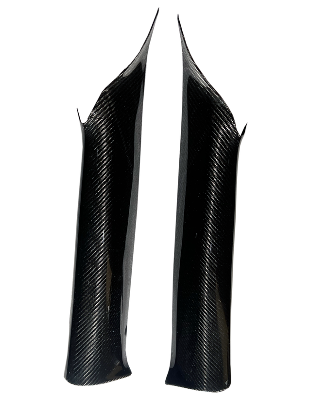 Rexpeed Carbon Fiber Interior A-Pillar Covers for the GR86 / BRZ 2022+
