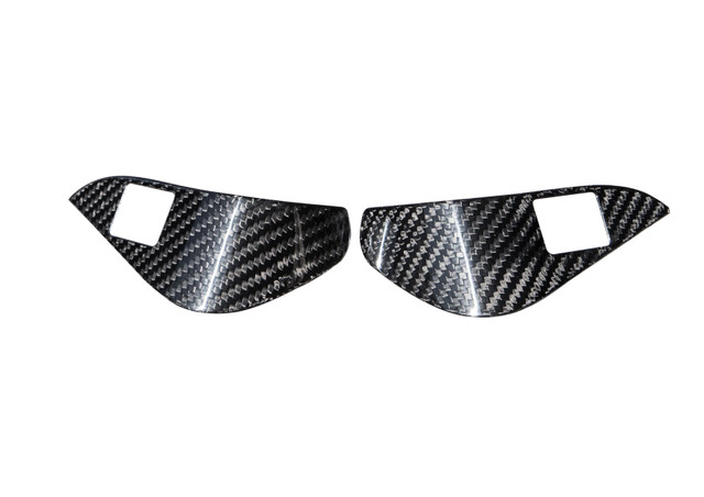 Rexpeed Carbon Fiber Interior Trunk Switch Button Frame Trim for the GR Supra 2020+ — 2