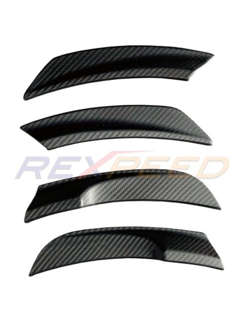 Rexpeed Carbon Fiber Rear Wheel Fender Covers for the GR86 / BRZ 2022+ — 2