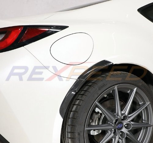 Rexpeed Carbon Fiber Rear Wheel Fender Covers for the GR86 / BRZ 2022+ — 3