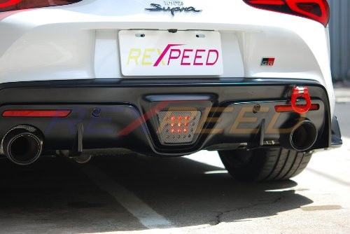 Rexpeed Carbon Fiber Reverse Light Badge for the GR Supra 2020+