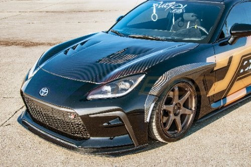 Rexpeed Carbon Fiber Splitter V3+ Front Side Diffuser for the GR86 2022+ — 2