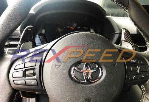 Rexpeed Carbon Steering Wheel Shift Paddles Extension for the GR Supra 2020+ — 2