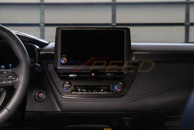 Rexpeed Dry Carbon AC Control Panel Cover for the GR Corolla 2023+ — 2