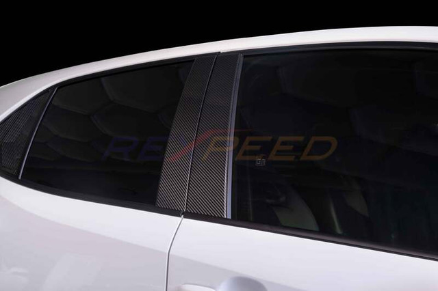 Rexpeed Dry Carbon B-Pillar Trims (Set of 4) for the GR Corolla 2023+ — 2