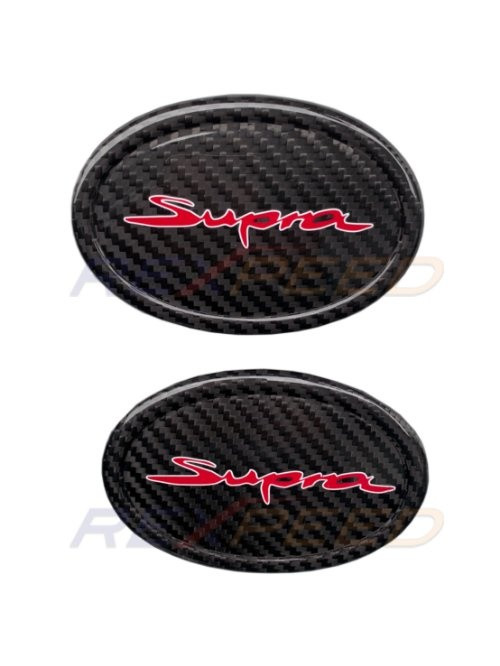 Rexpeed Dry Carbon Emblem Cover for the GR Supra 2020+