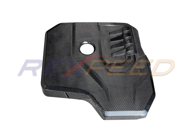 Rexpeed Dry Carbon Engine Cover Full Replacement for the GR Supra 2020+ (2.0 Model)
