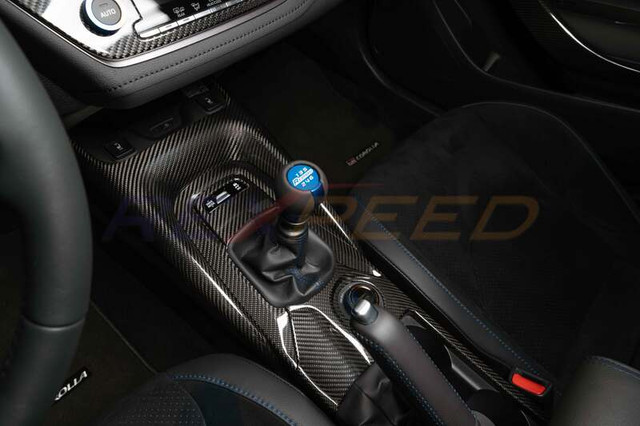 Rexpeed Dry Carbon Front Console Panel Cover for the GR Corolla 2023+ — 3