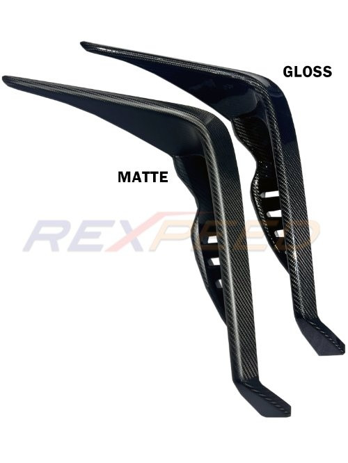 Rexpeed Dry Carbon Front Side Duct Cover for the GR86 2022+ — 2