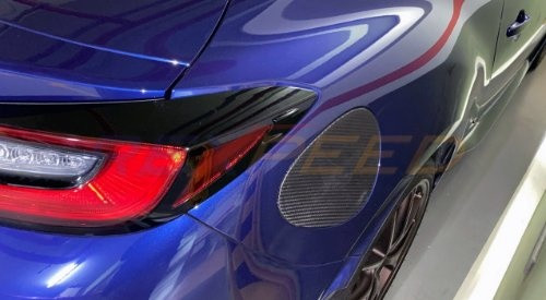 Rexpeed Dry Carbon Fuel Door Cover for the GR86 / BRZ 2022+ — 2