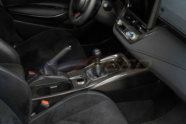 Rexpeed Dry Carbon Gear Shift Trim Cover for the GR Corolla 2023+ — 2