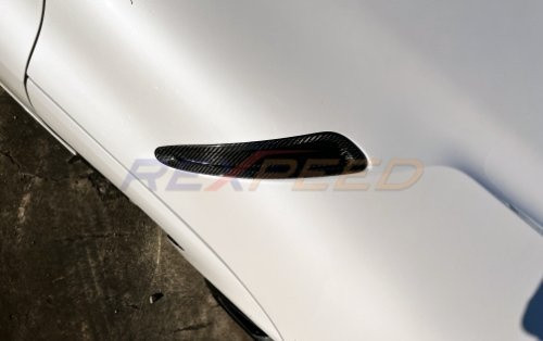Rexpeed Dry Carbon Hood Vent Covers for the GR Supra 2020+ — 3