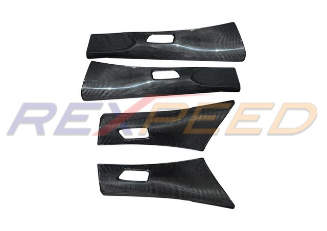 Rexpeed Dry Carbon Interior Front Door Panel Covers (Set of 4) for the GR Corolla 2023+