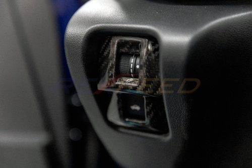 Rexpeed Dry Carbon Interior Light Switch Panel Cover for the GR86 / BRZ 2022+ — 3