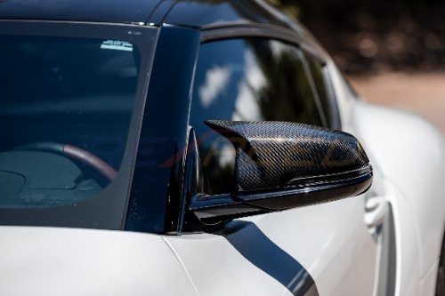Rexpeed Carbon Mirror Cap Full Replacement V9 for the GR Supra 2020+ — 3