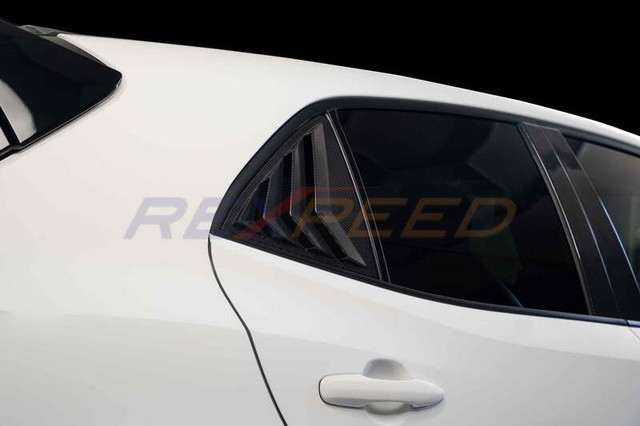 Rexpeed Dry Carbon Rear Window Louver Shutter Covers (Set of 2) for the GR Corolla 2023+ — 2