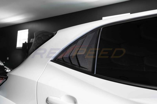 Rexpeed Dry Carbon Rear Window Louver Shutter Covers (Set of 2) for the GR Corolla 2023+ — 3