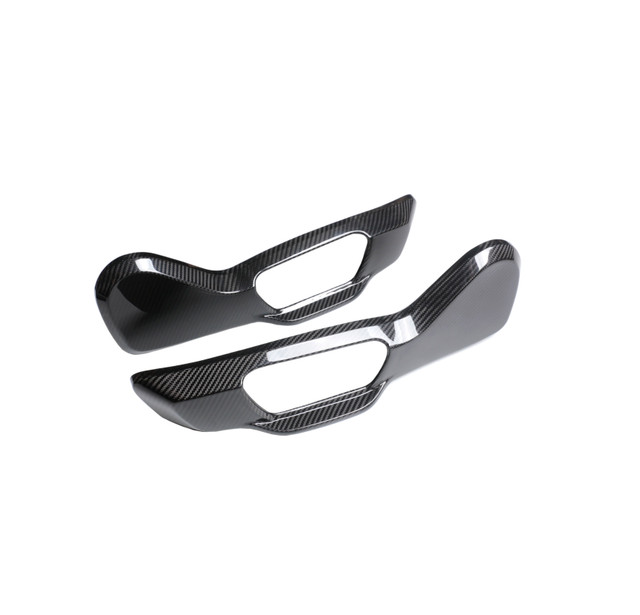 Rexpeed Dry Carbon Seat Adjustment Panel Covers for the GR Supra 2020+