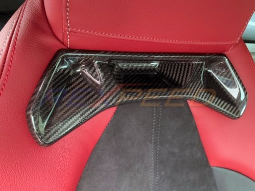 Rexpeed Dry Carbon Seat Delete Insert Cover Set for the GR Supra 2020+ — 2