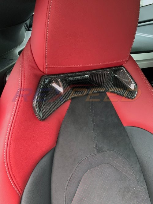 Rexpeed Dry Carbon Seat Delete Insert Cover Set for the GR Supra 2020+ — 3