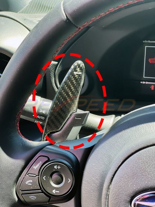 Rexpeed Dry Carbon Shift Paddle Extensions for the GR86 / BRZ 2022+ — 3