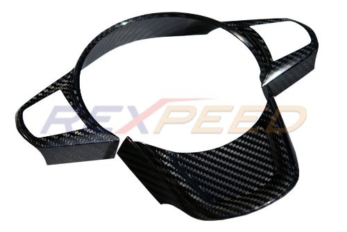 Rexpeed Dry Carbon Steering Wheel Cover for the GR Supra 2020+ — 2