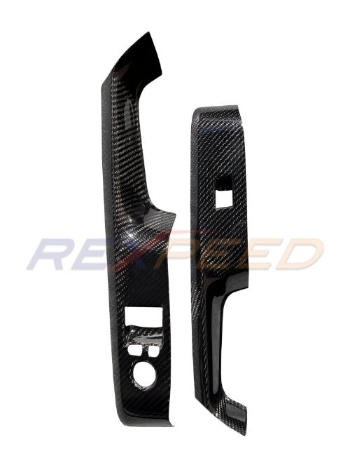 Rexpeed Dry Carbon Window Switch Panel Cover for the GR Supra 2020+