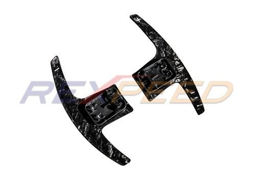 Rexpeed Forged Carbon Steering Wheel Shift Paddles for the GR Supra 2020+ (Full Replacement)