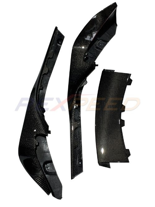 Rexpeed V1 Carbon Fiber Front Splitter for the GR Supra 2020+ — 2