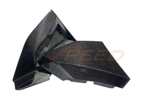 Rexpeed V1 Carbon Fiber Rear Bumper Side Spats for the GR Supra 2020+