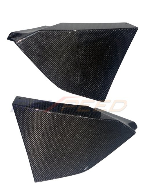 Rexpeed V1 Carbon Fiber Rear Bumper Side Spats for the GR Supra 2020+ — 2
