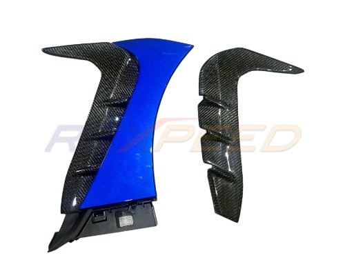 Rexpeed V2 Carbon Fiber Fender Duct Fins for the GR86 / BRZ 2022+ — 2