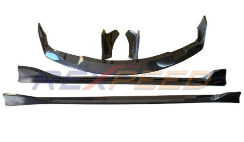 Rexpeed  V3 Carbon Fiber Splitter + Skirts + Rear Bumper Side Spat for the GR Supra 2020+